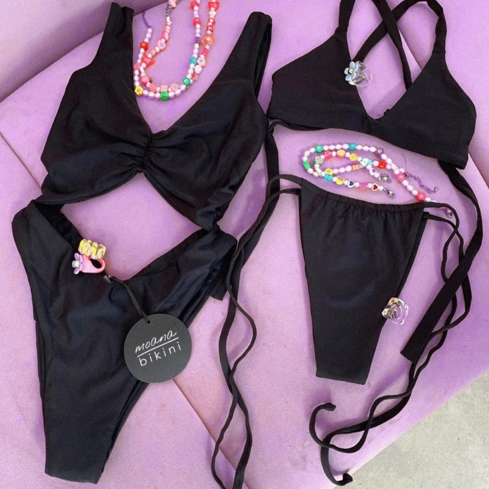 Moana Bikini Monokini One-Piece Black
